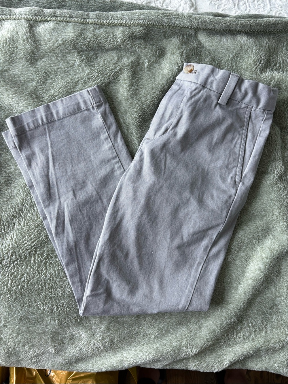 Vineyard Vines Kids Light Gray Chino Pants
